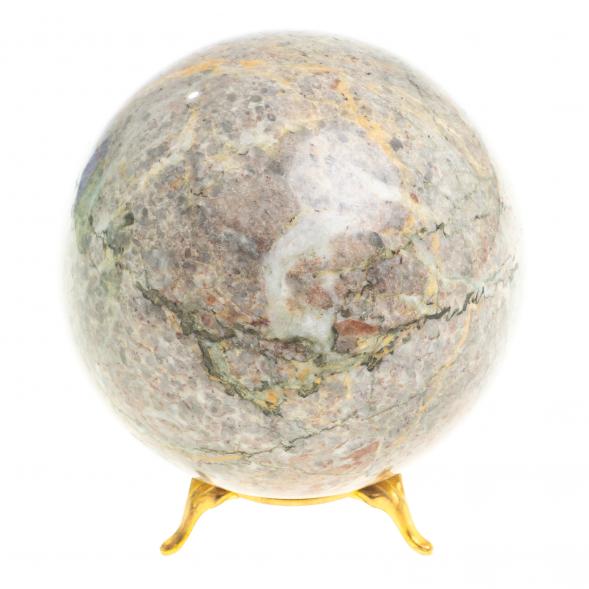 Шар из камня креноид 10 см 123595