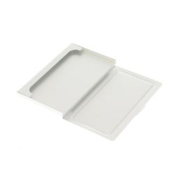 Карманная визитница со змеевиком цвет серебро