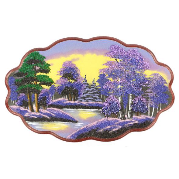 Панно с рисунком из камня &amp;quot;Рассвет&amp;quot; 45х29 см 119590