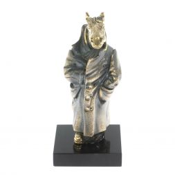 Статуэтка &amp;quot;Конь в пальто&amp;quot; камень долерит