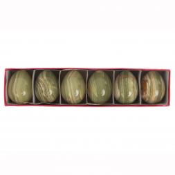 Яйцо из зеленого оникса 3,5х5 см