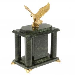 Часы "Орел" из шабровского змеевика