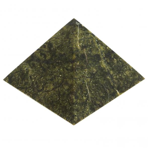 Пирамида 7х7х6 см камень змеевик 113787