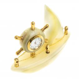 Часы «Яхта» из камня оникс (5)