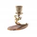 Подсвечник &amp;quot;Русалка&amp;quot; бронза камень агат 124215