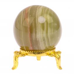 Шар из зеленого оникса 3,8 см (1,5)