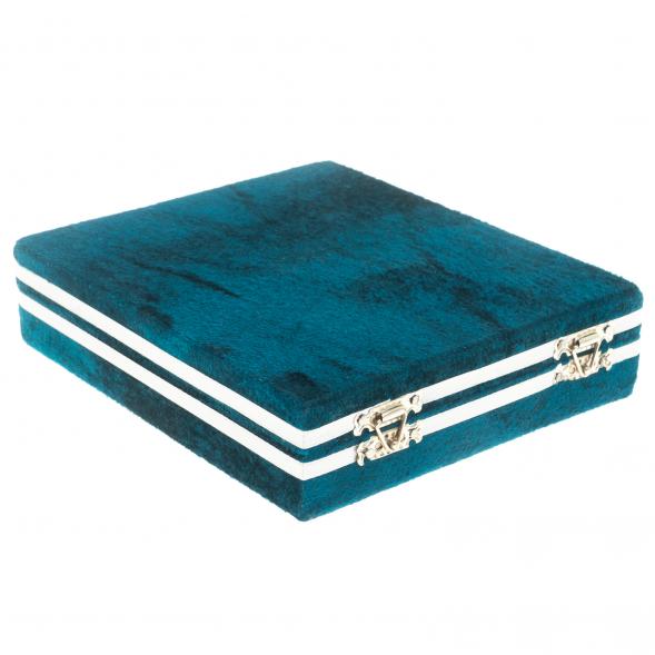 Набор рюмок из белого оникса в футляре 4х6,5 см 20 мл (1,5х3) 6 шт 123953