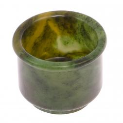 Стопка для саке из нефрита 4х4х3 см