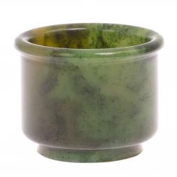 Стопка для саке из нефрита 4х4х3 см