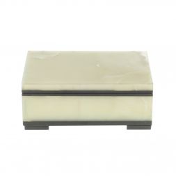 Шкатулка из белого нефрита 12х8х4,8 см