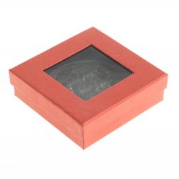 Зеркало круглое из камня лабрадор цвет серебро