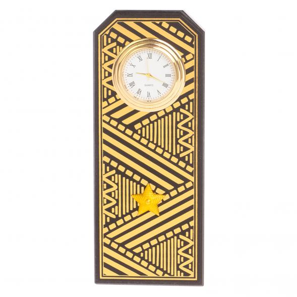 Часы подарочные &amp;quot;Погон генерал&amp;quot; цвет золото камень змеевик 113529