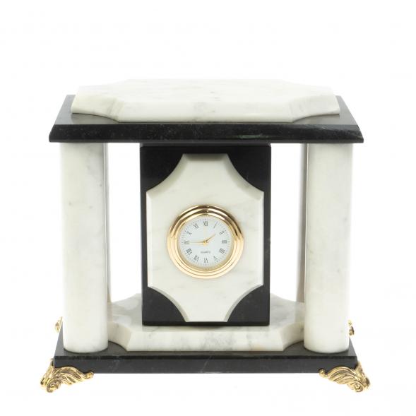Часы из мрамора 17х12х17 см 129401
