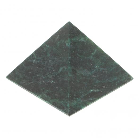 Пирамида 4,5х4,5х4 см камень змеевик 113845