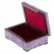 Шкатулка из камня чароит 12,5х8,5х4,5 см 126028