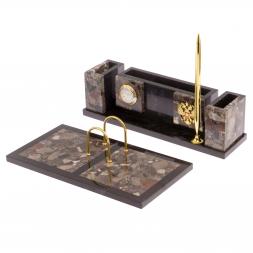 Настольный набор &amp;quot;Люкс&amp;quot; из конгломерата