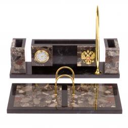Настольный набор &amp;quot;Люкс&amp;quot; из конгломерата