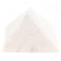 Пирамида из белого мрамора 12х12х11 см