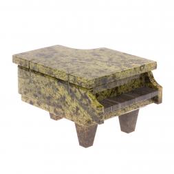 Шкатулка &amp;quot;Рояль&amp;quot; из змеевика 10х14х8 см