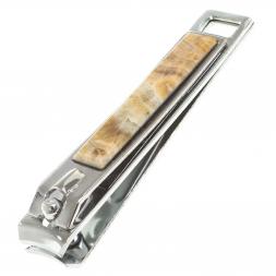 Кусачки для ногтей с камнем оникс