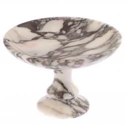 Фруктовница из саянского мрамора 24,5х16 см