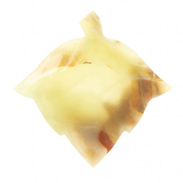 Тарелка &amp;quot;Лист&amp;quot; из оникса 18х18х2 см (5) 129327