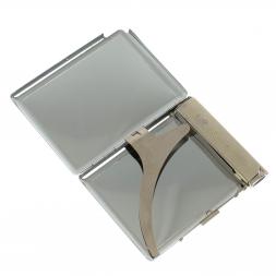 Портсигар 10 сигарет с зажигалкой камень жадеит