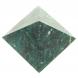 Пирамида 5,5х5,5х3,5 см камень змеевик 113855