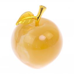 Яблоко из медового оникса 7,5х9,5 см (3)