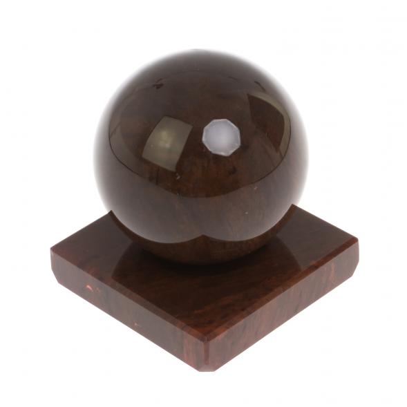 Шар 6,5 см на подставке из коричневого обсидиана 126778