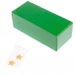 Часы &amp;quot;Погон генерал&amp;quot; цвет золото камень змеевик прямоугольные