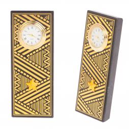 Часы &amp;quot;Погон генерал&amp;quot; цвет золото камень змеевик прямоугольные