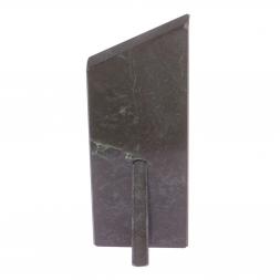 Часы "Погон генерал" цвет серебро камень змеевик треугольные