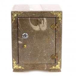 Сейф средний из коричневого мрамора
