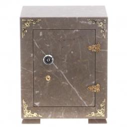 Сейф средний из коричневого мрамора