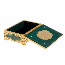 Малахитовая шкатулка &amp;quot;Гармония&amp;quot; Златоуст