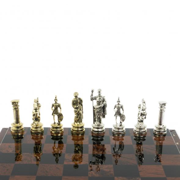 Шахматы &amp;quot;Древний Рим&amp;quot; доска из обсидиана 40х40 см 128353