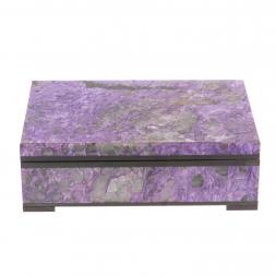 Шкатулка из чароита &amp;quot;Классическая&amp;quot; 14х9,5х4,5 см