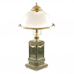 Настольная лампа камень нефрит