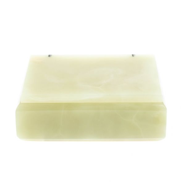 Шкатулка прямоугольная из оникса 12,5х9х4,5 см 128435