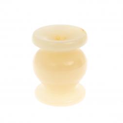 Подсвечник из медового оникса 3,5х3,5х4,5 см (1,4х2)