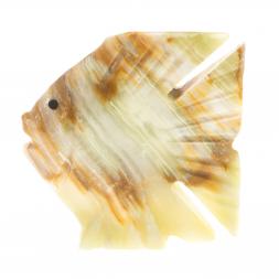 Сувенир &amp;quot;Скалярия&amp;quot; из оникса 7,5х7,5х2,5 см