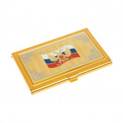 Визитница карманная "Герб России" Златоуст