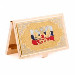 Визитница карманная "Герб России" Златоуст