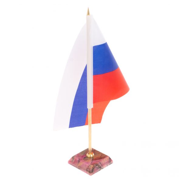 Флагшток из родонита 5х5х30 см 127170