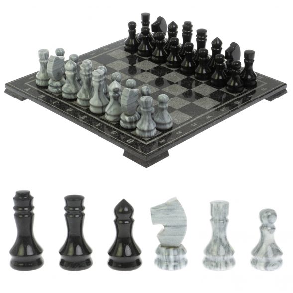 Шахматы &amp;quot;Традиционные&amp;quot; мрамор гравировка 41х41 см 128654