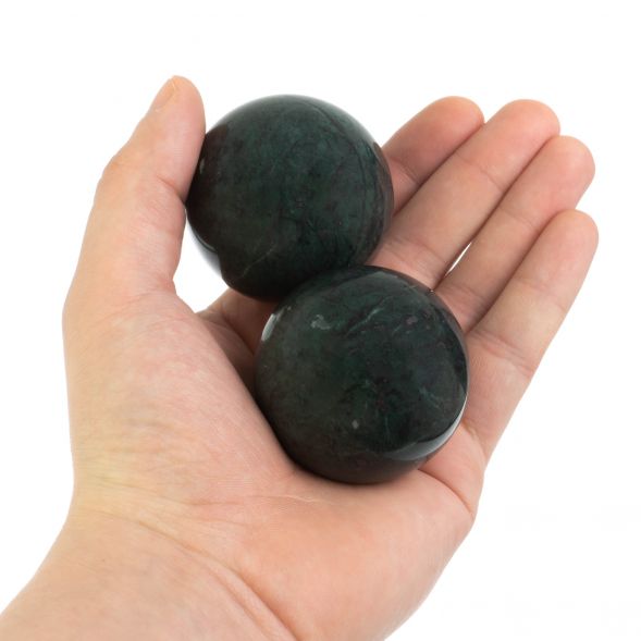 Шары для массажа 5 см из нефрита 128879
