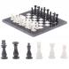 Настольные шахматы &amp;quot;Классические&amp;quot; камень мрамор 25х25 см 121653