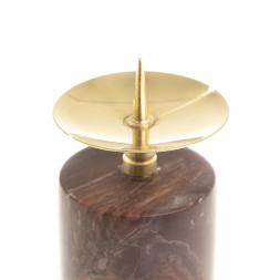 Подсвечник малый камень лемезит 4,5х10 см