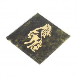 Магнит &amp;quot;Конь на дыбах&amp;quot; камень змеевик